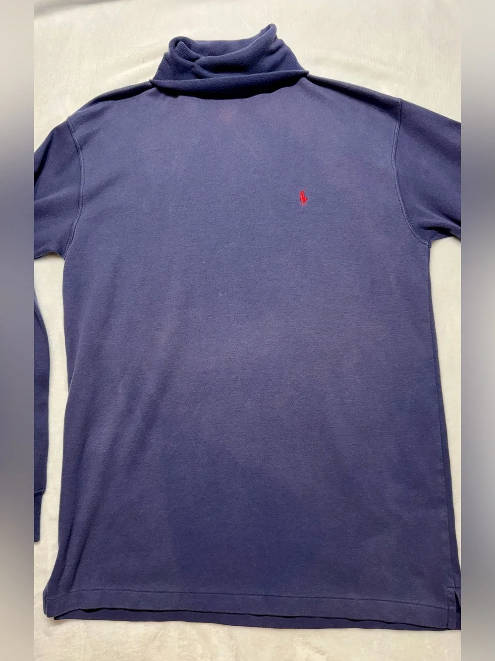 TWO Polo Ralph Lauren Pullovers Sweater with Turtleneck/Hooded Shirt Long Sleeve